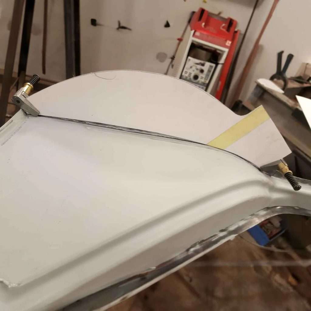 Restoring the 1969 Mini Cooper 998 MkII owned by Paul Davenport of Plastics4Performance. Our meticulous process has revealed an issue with the side panel profile, revealed using our templates. Rest assured, this can and will be rectified.